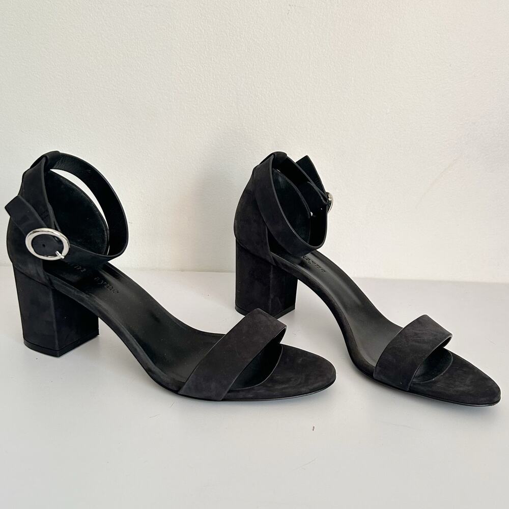 Jenni Kayne Oiled Leather Strappy Block Heel Shoe Size 41/9.5 - Picture 4 of 7